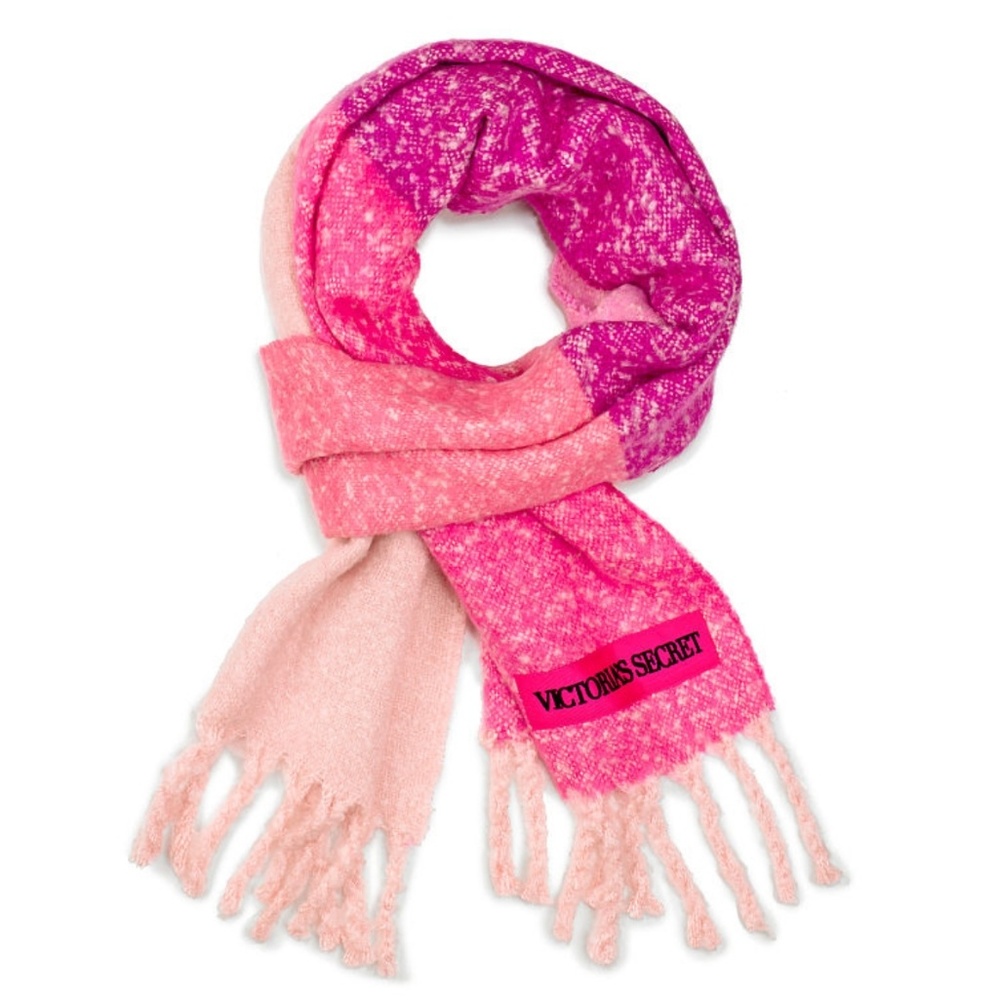 Victoria's Secret Plush Colorblock Scarf